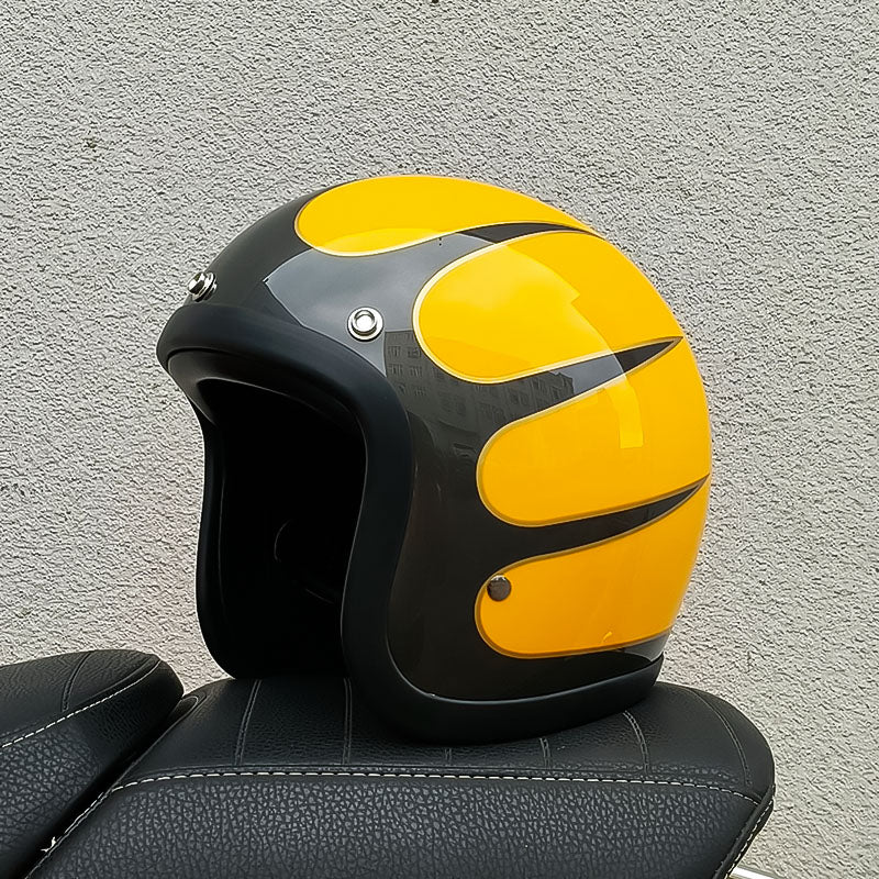AeroGuard Vintage Helm Gecertificeerd volgens DOT- en ECE-Normen