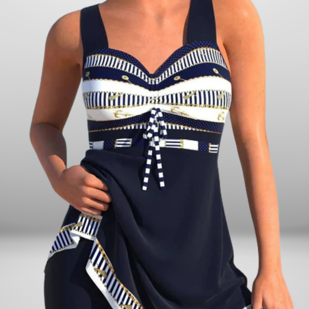 
                  
                    Claravie – Corrigerende Tankini Set met Rokje voor een Flatterend Silhouet
                  
                