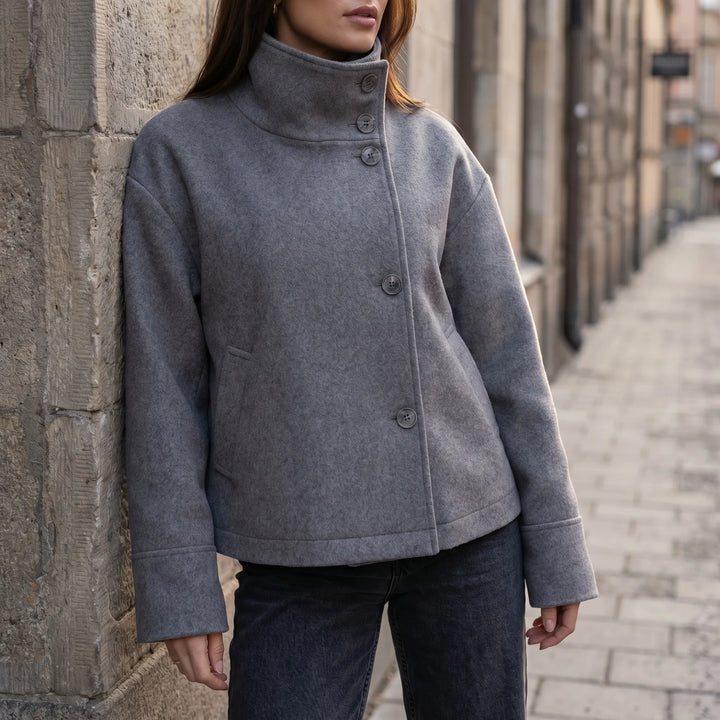 ClarevShort Single-Breasted Women's Jacket