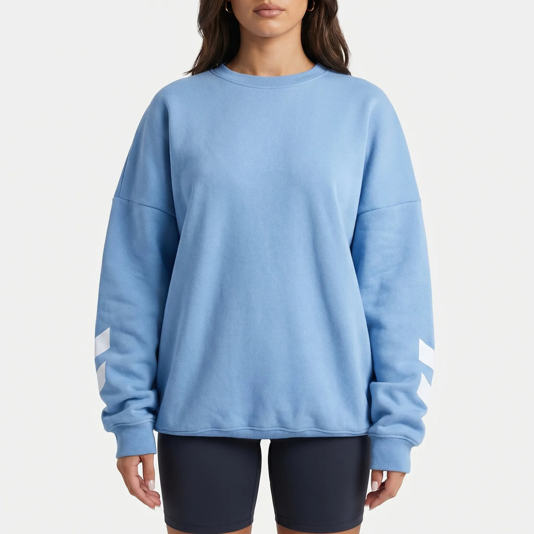 CozyspunOversized Crew Neck Sweatshirt