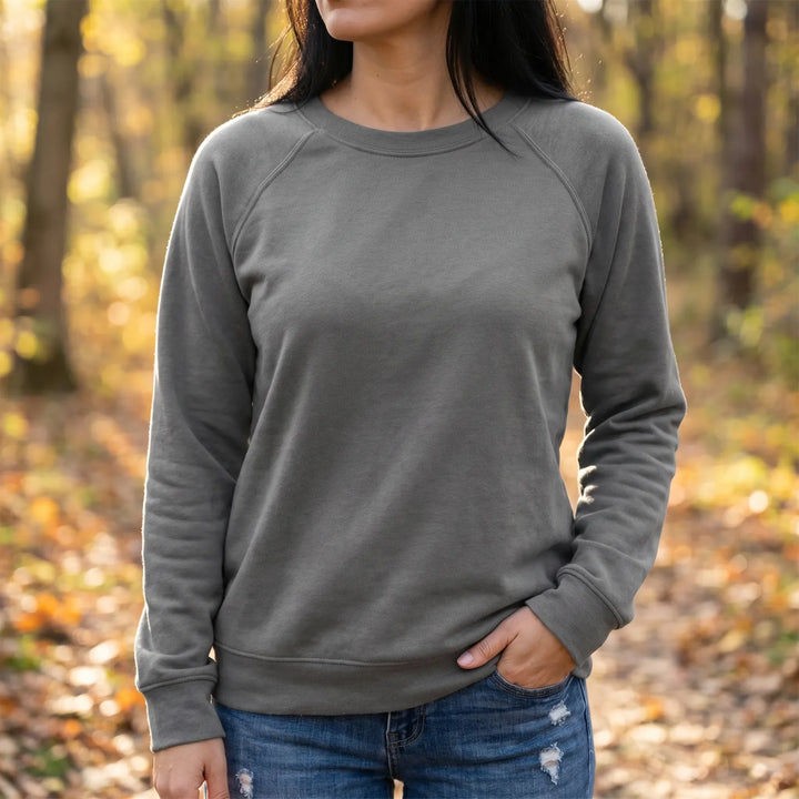 CrewnellePlain Crew Neck Sweatshirt