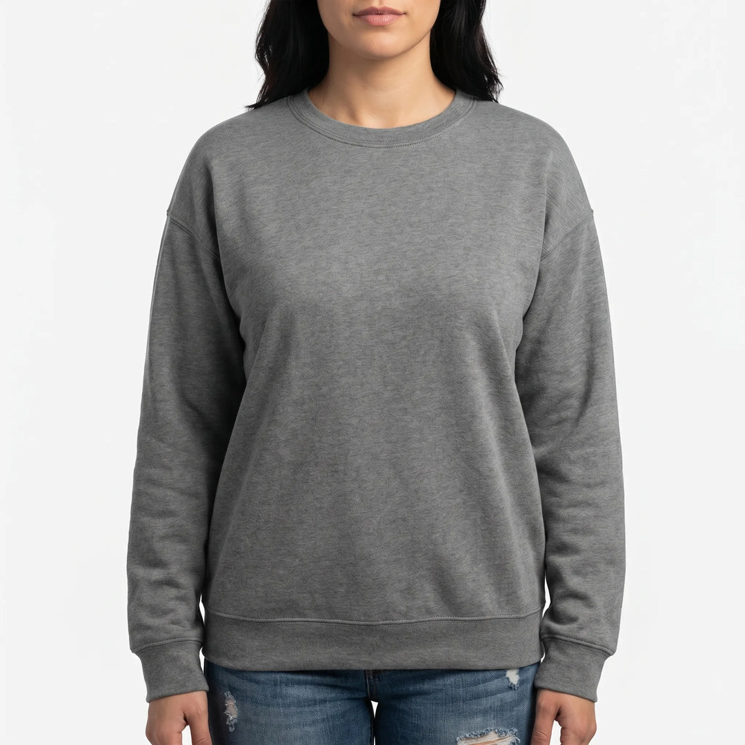 CrewnellePlain Crew Neck Sweatshirt