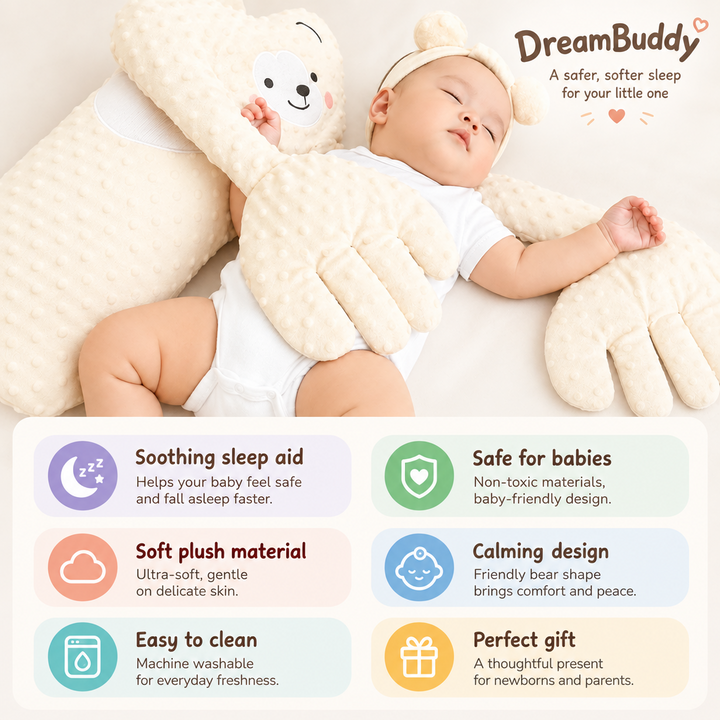 DreamBuddy – Kalmerend knuffeldier om baby's in slaap te helpen