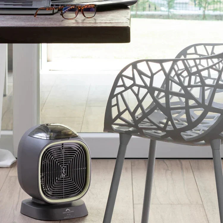 Stille ventilatorkachel met IP21, ook voor de badkamer