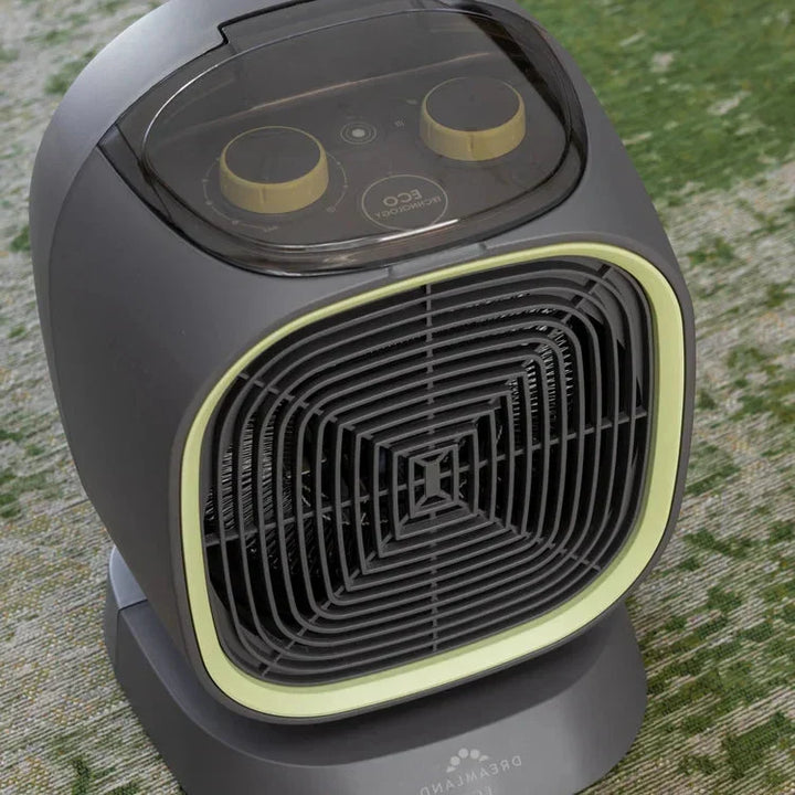 Stille ventilatorkachel met IP21, ook voor de badkamer