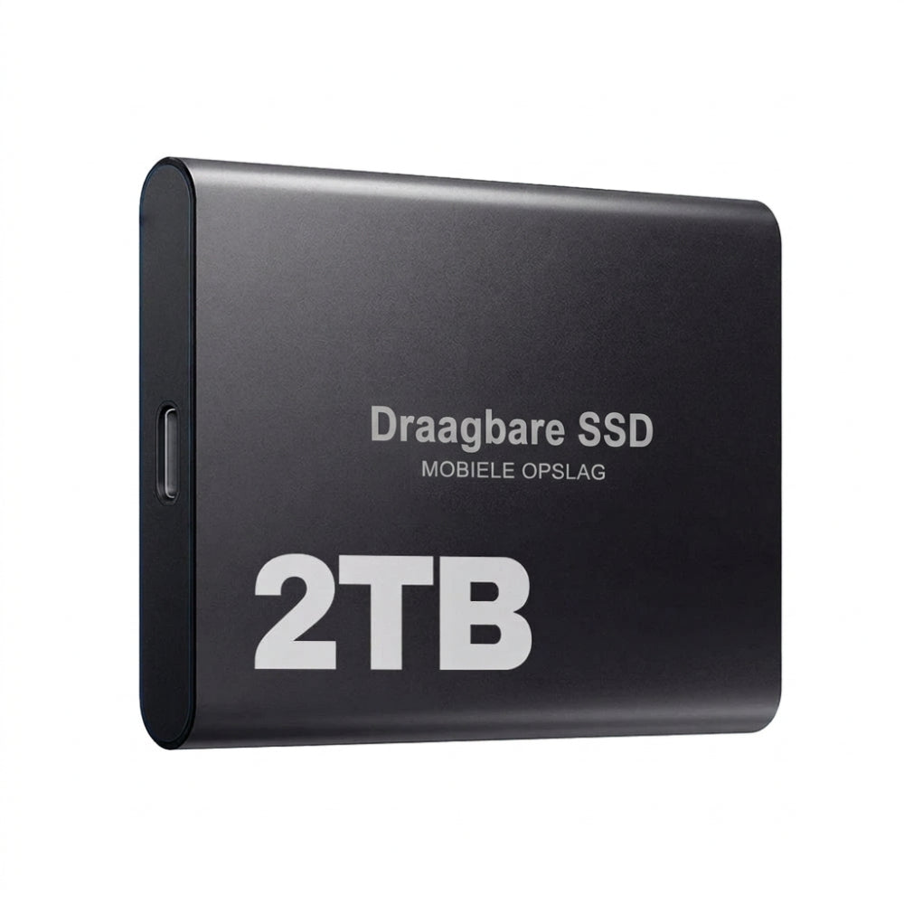 Externe SSD van 2 TB met hoge snelheid