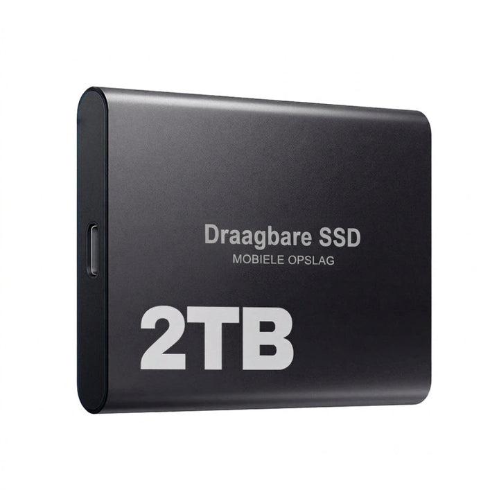 Externe SSD van 2 TB met hoge snelheid