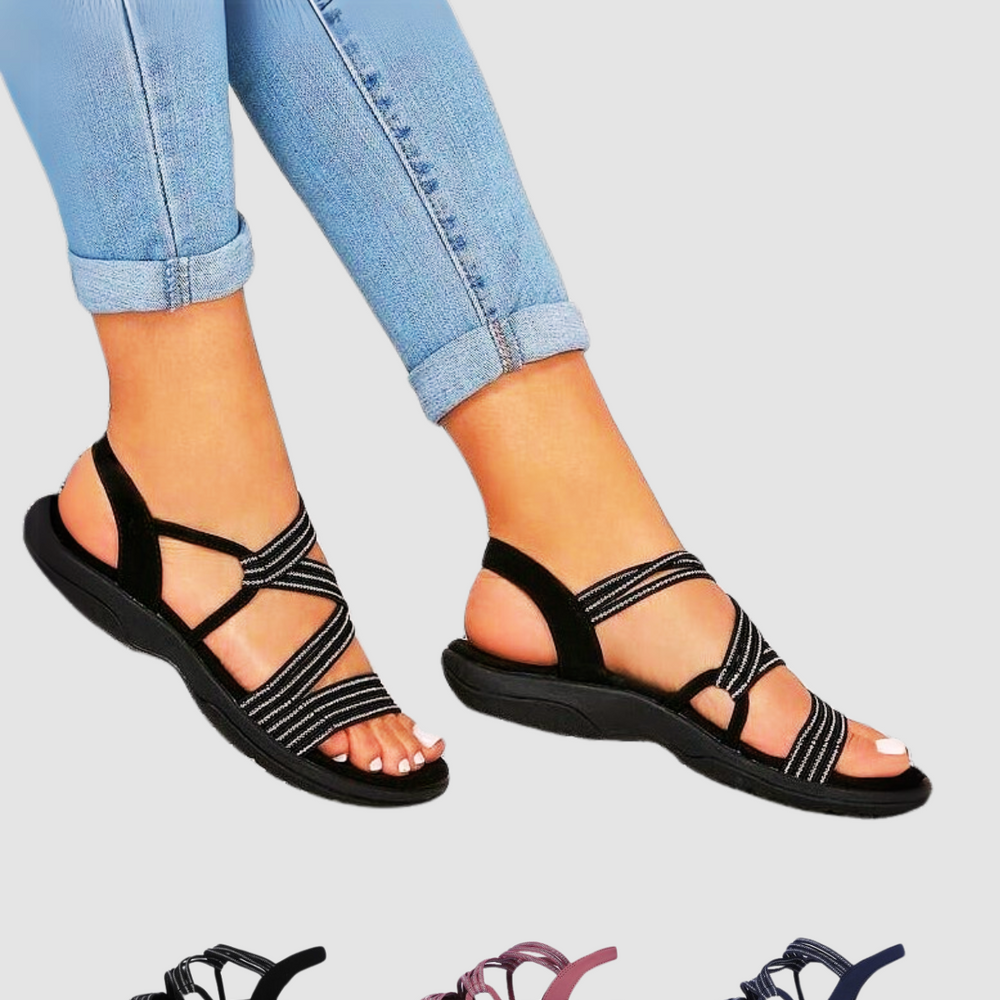 
                  
                    Elantra – Elegante Comfortabele Orthopedische Dames Sandalen - SkinzLine
                  
                