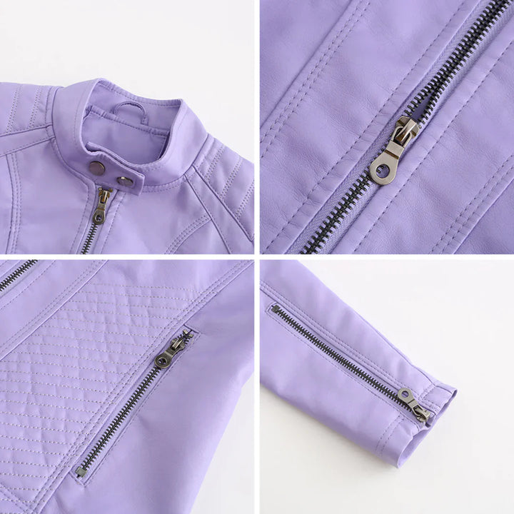 Stijlvolle Leren Dames Jas met Tijdloos Design