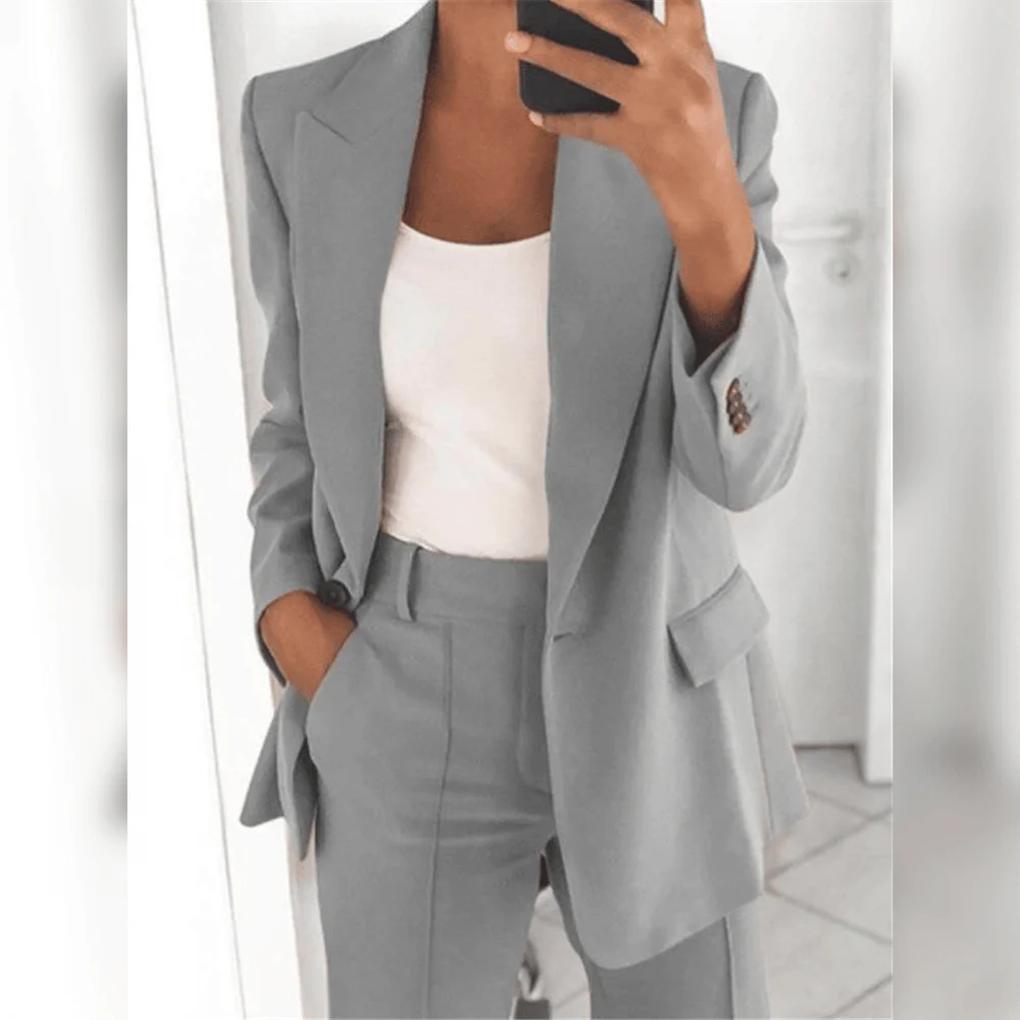 Elegante 2-delige damespakset – gepolijst paar voor formele looks
