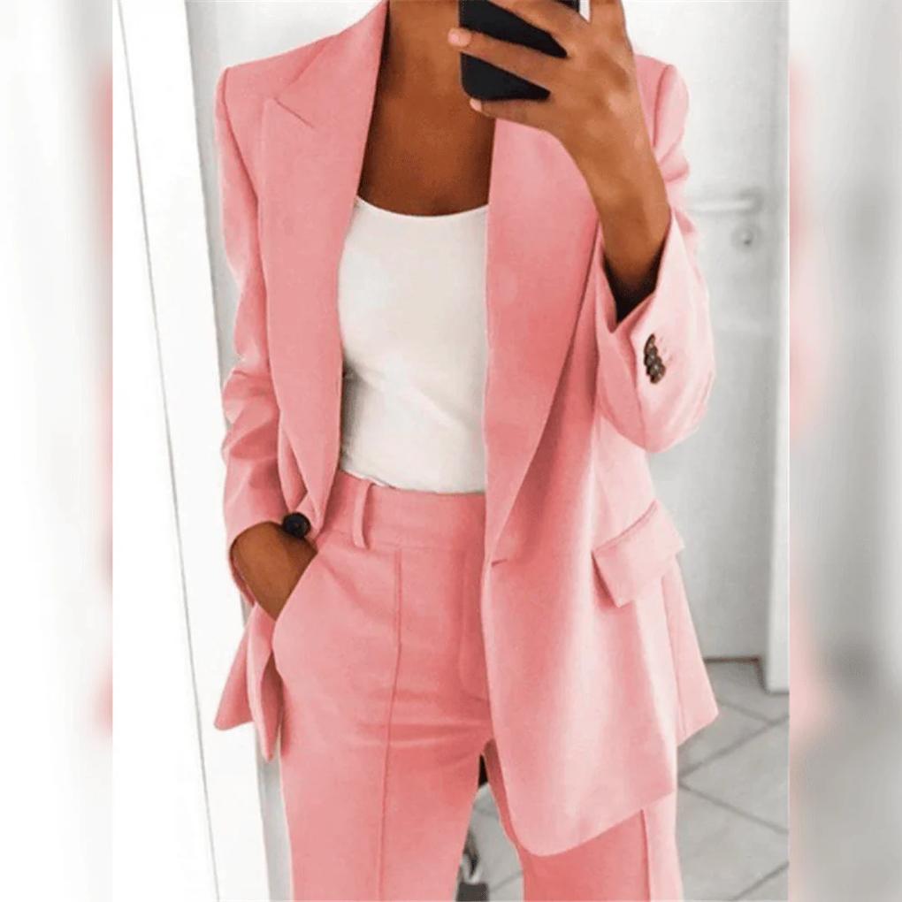 Elegante 2-delige damespakset – gepolijst paar voor formele looks
