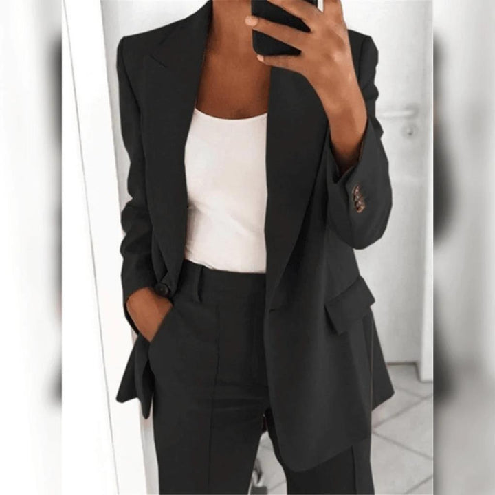 Elegante 2-delige damespakset – gepolijst paar voor formele looks