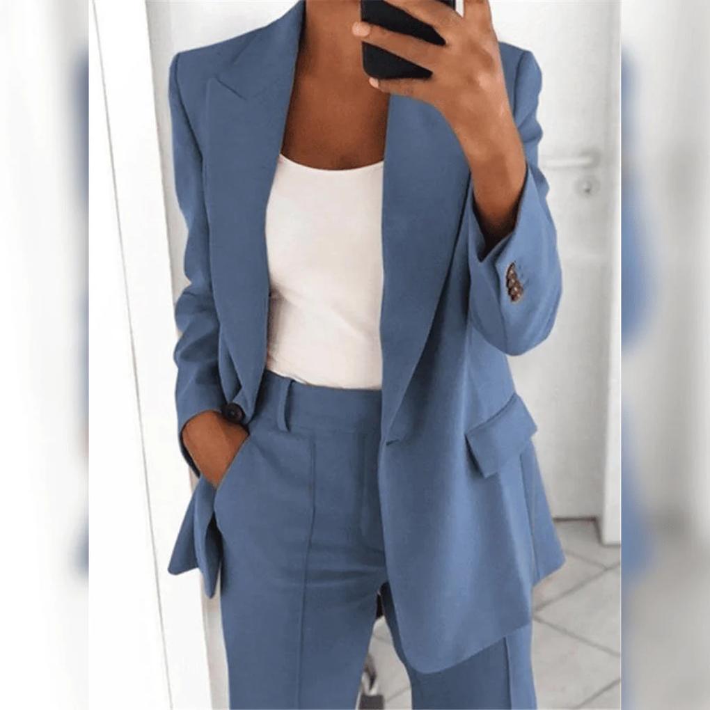Elegante 2-delige damespakset – gepolijst paar voor formele looks