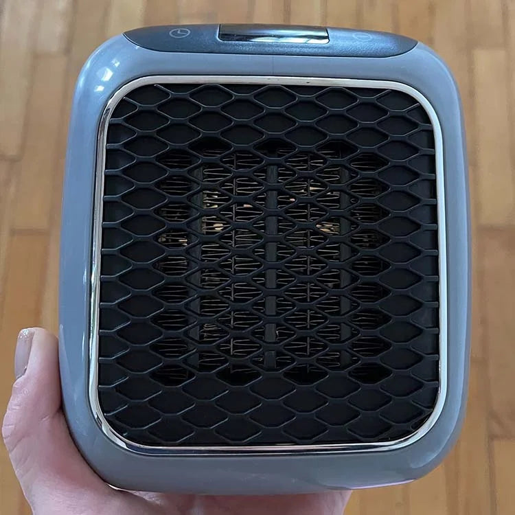 Draagbare keramische kachel 800 W met timer en valbeveiliging