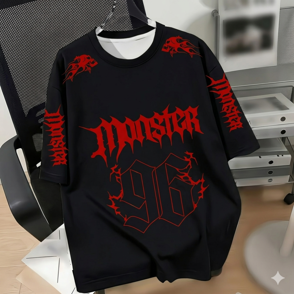 Gestreept Graphic T-Shirt voor Mannen