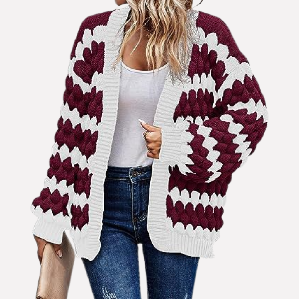 Vrouwen Open-Front Cardigan – Stijlvol en Veelzijdig Laagjesstuk