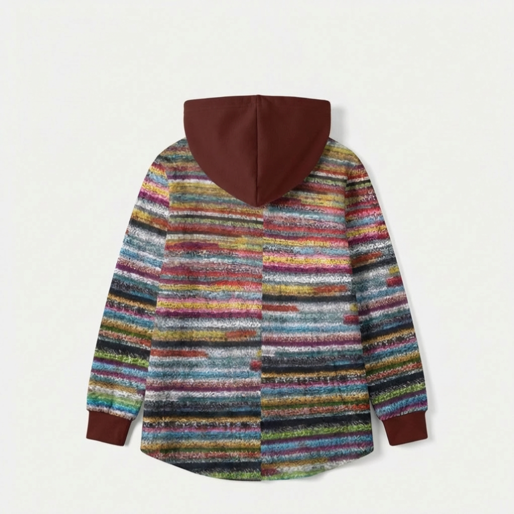 Dames Hooded Winter Cardigan
