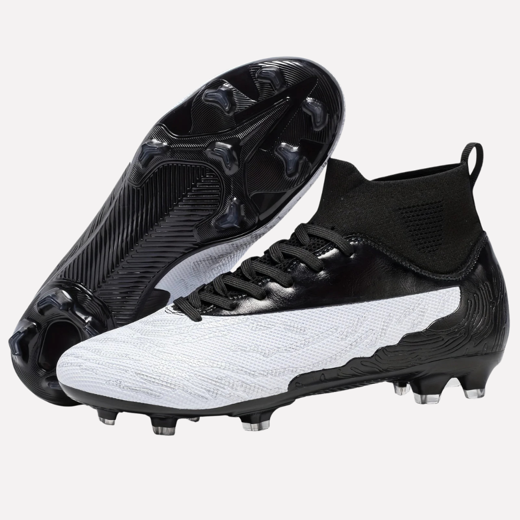 Voetbalschoenen voor heren met hoge schacht en goede grip
