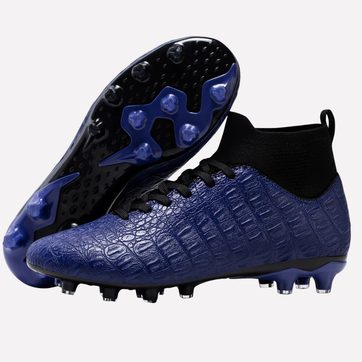 Voetbalschoenen voor heren met hoge schacht en goede grip
