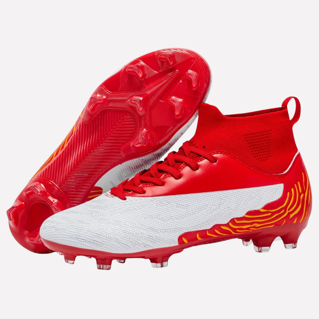 Voetbalschoenen voor heren met hoge schacht en goede grip