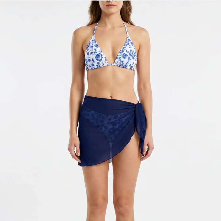 Halternek Bloemenprint Bikini Set