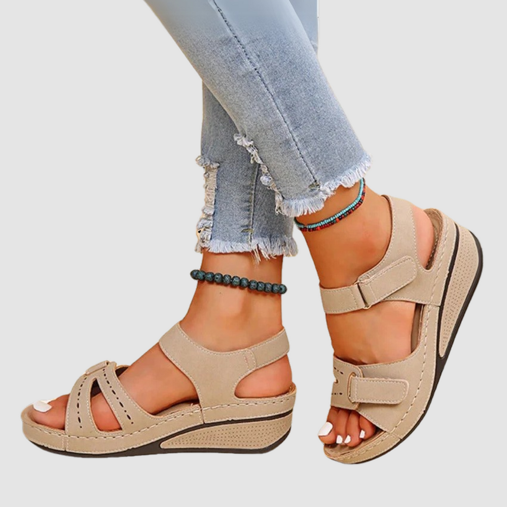 Evalora – Orthopedische Dames Sandalen met Verstelbare Pasvorm en Schokdemping - SkinzLine