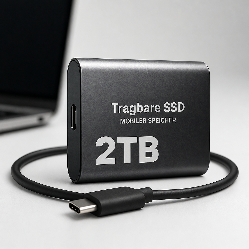 Mobiele opslag van 2 TB voor creatieve projecten