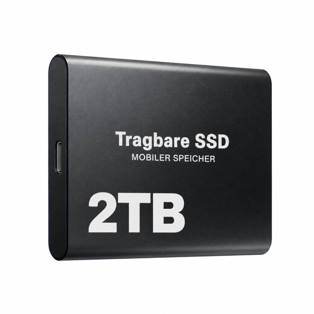 Mobiele opslag van 2 TB voor creatieve projecten