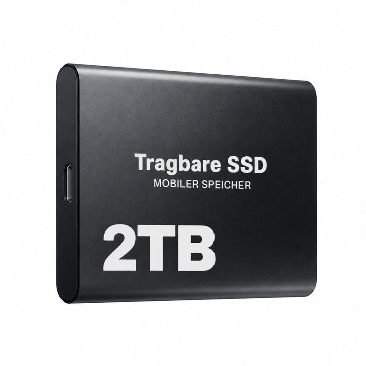 Mobiele opslag van 2 TB voor creatieve projecten