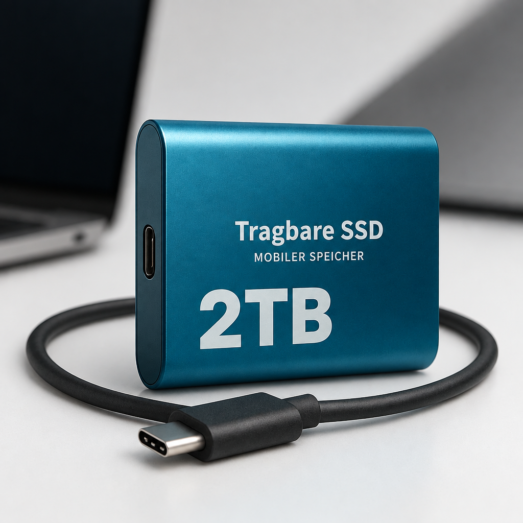 Mobiele opslag van 2 TB voor creatieve projecten