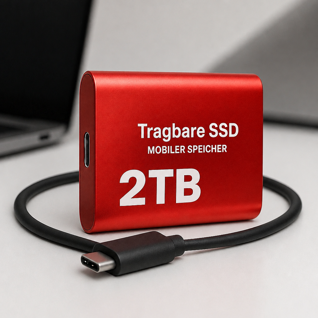 Mobiele opslag van 2 TB voor creatieve projecten