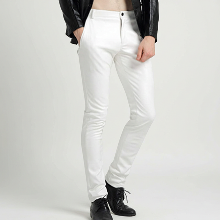 Faux Leder Herenbroek - Oscar
