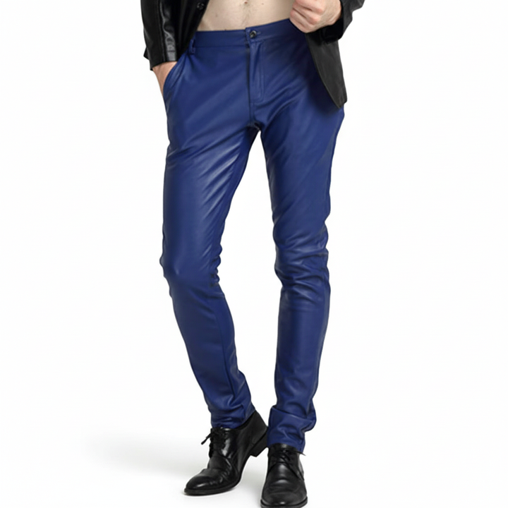 Faux Leder Herenbroek - Oscar