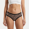 Luipaard Print Kant-Trim Brief