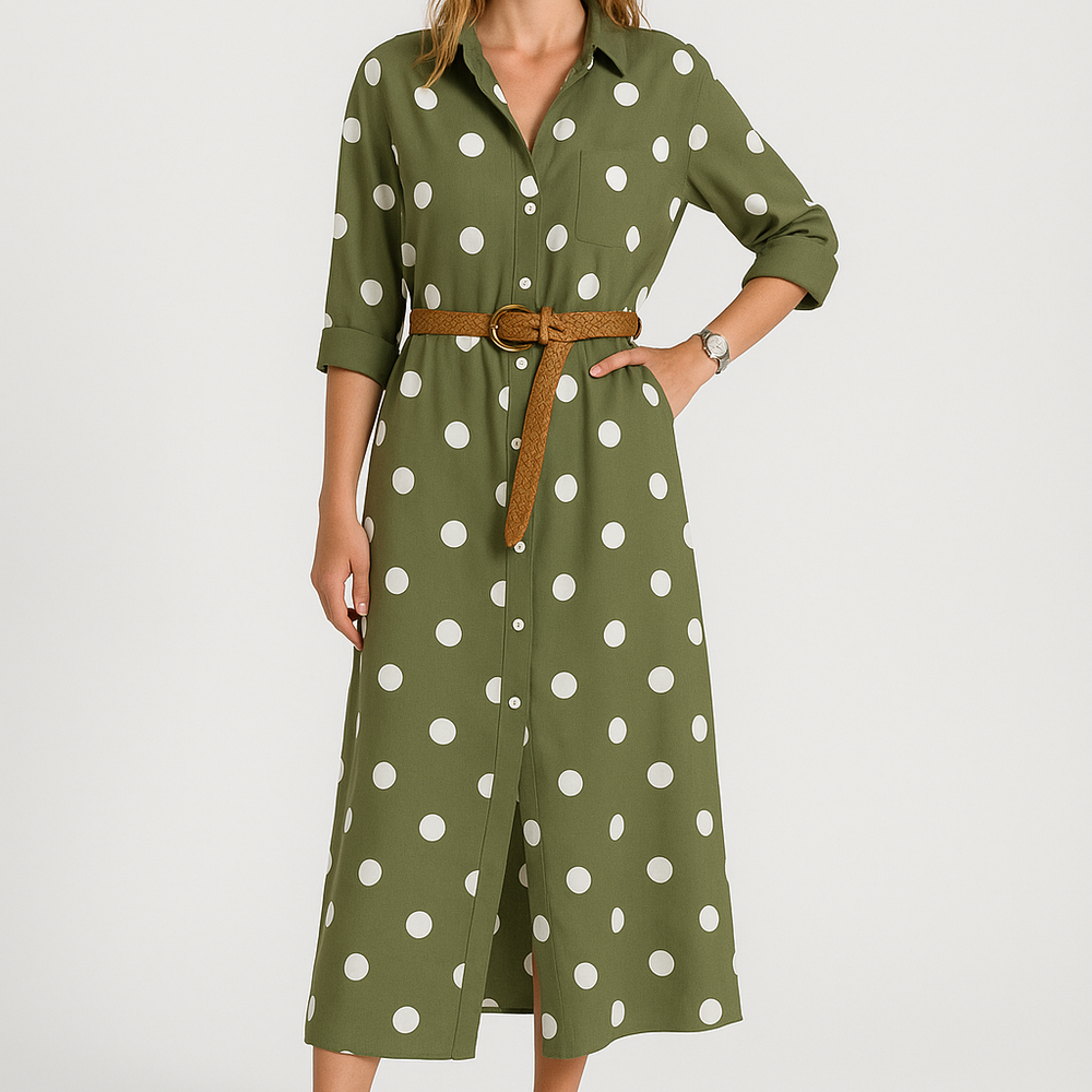 Fenna – Stippenjurk met Elegante Pasvorm