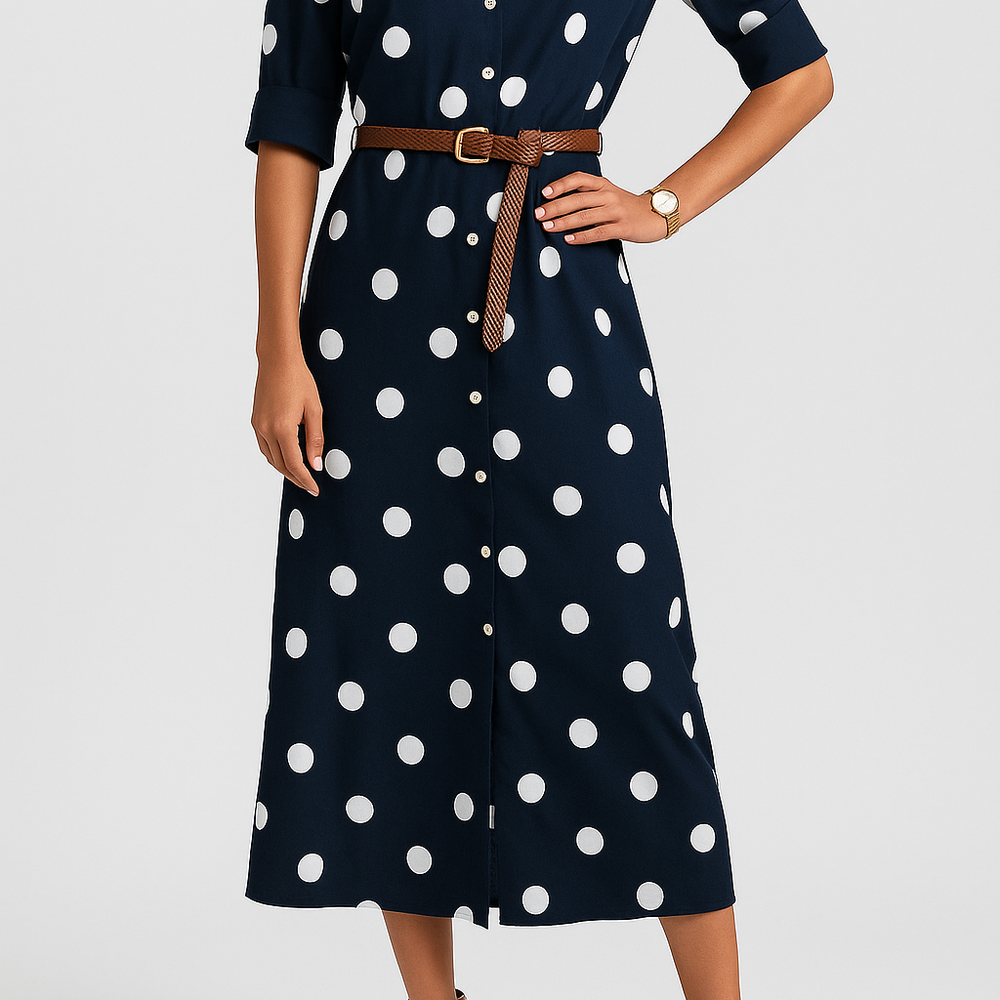 
                  
                    Fenna – Stippenjurk met Elegante Pasvorm
                  
                
