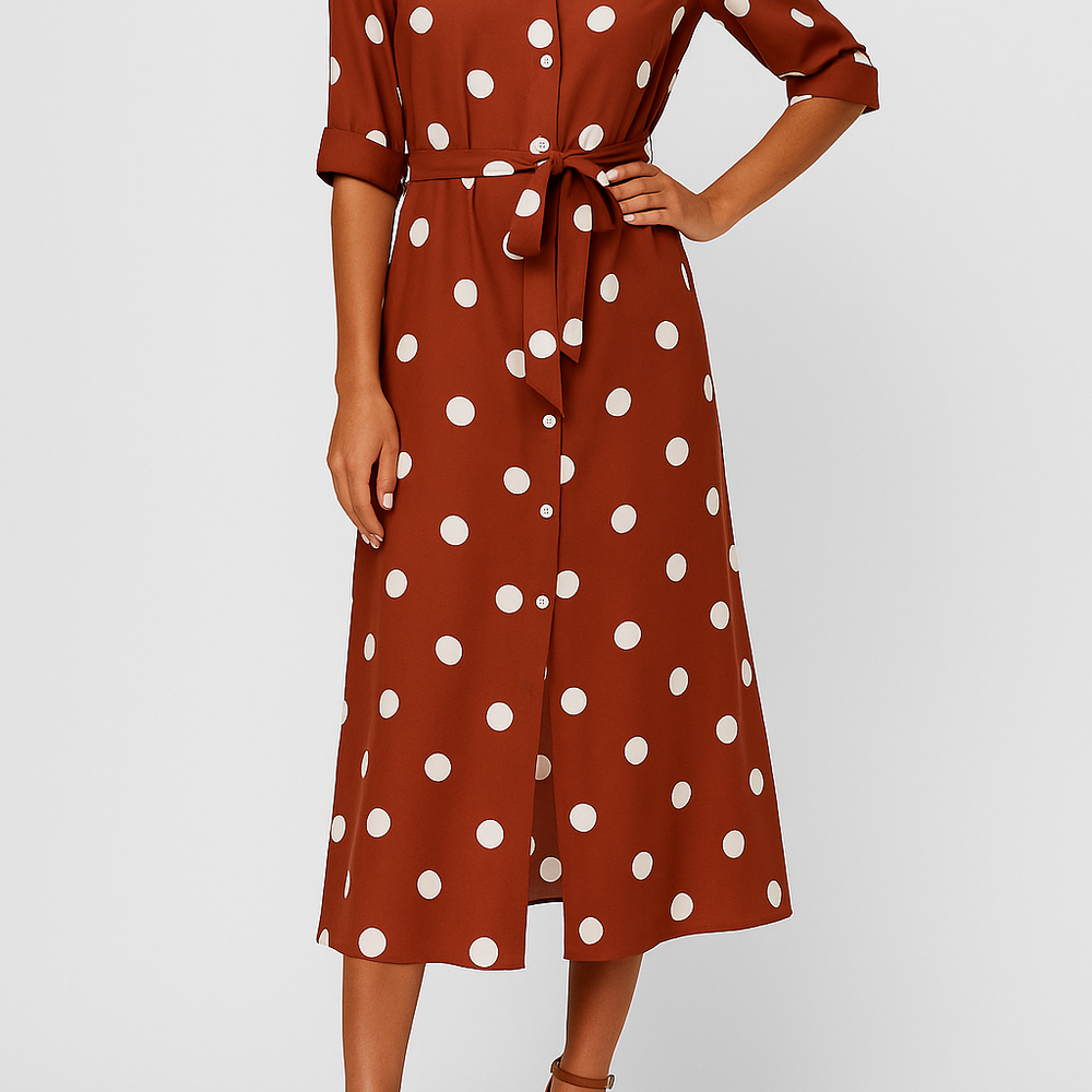 
                  
                    Fenna – Stippenjurk met Elegante Pasvorm
                  
                