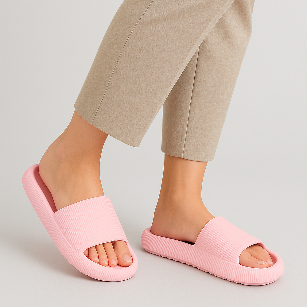 Flunari – Comfortabele Dempende Zomerslippers met Volledige Ondersteuning - SkinzLine