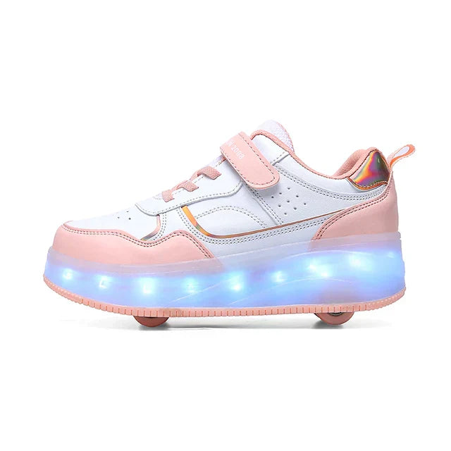 Rolsneakers met lampjes - stevig en comfortabel