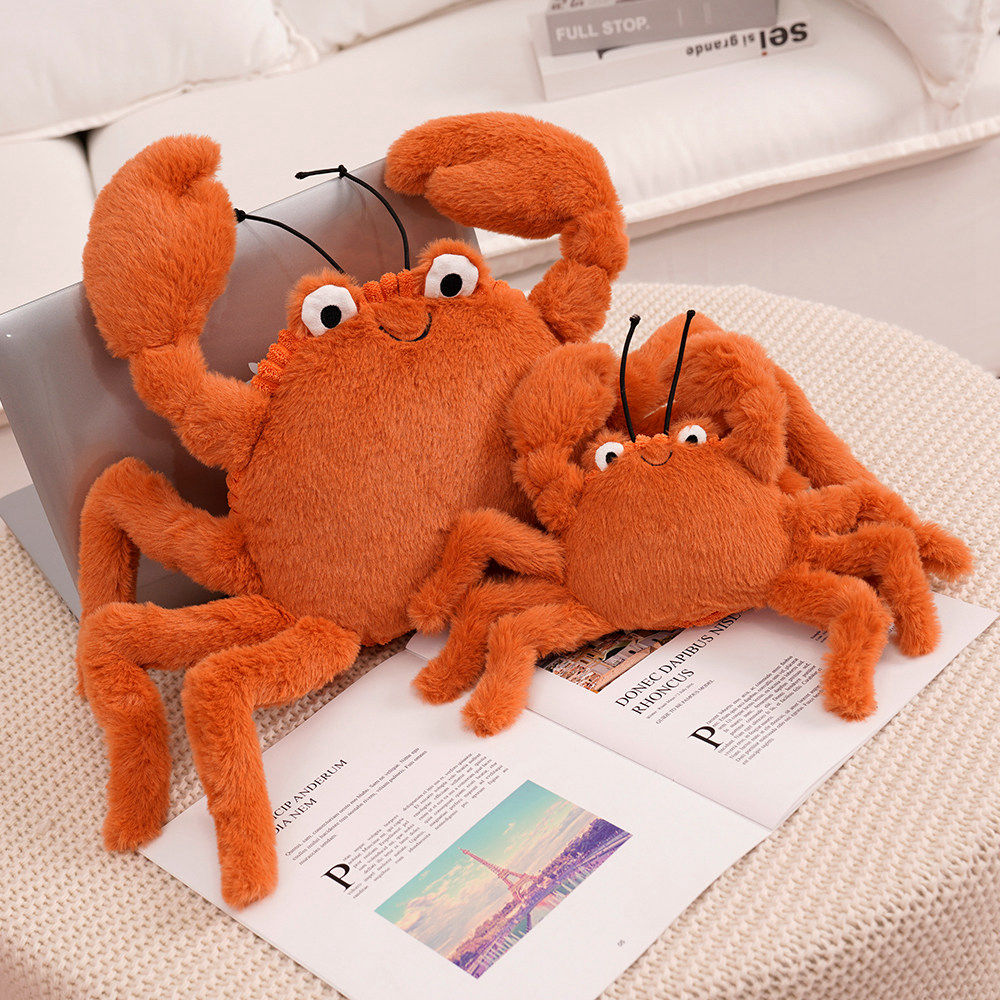 CrabCuddle | Grappig pluche knuffelspeelgoed in de vorm van een kreeft of krab voor kinderen