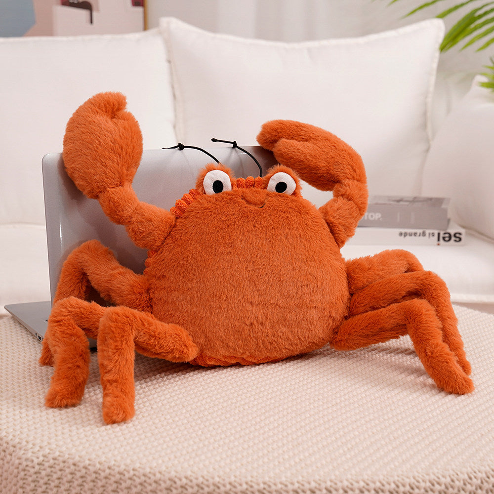 CrabCuddle | Grappig pluche knuffelspeelgoed in de vorm van een kreeft of krab voor kinderen