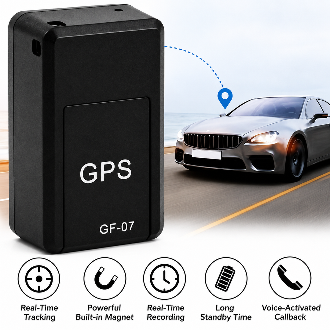 Mini-gps-tracker voor auto's – geen abonnement nodig