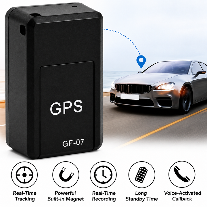 Mini-gps-tracker voor auto's – geen abonnement nodig