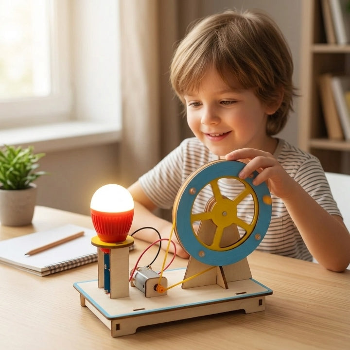 Houten STEM-bouwpakket voor kinderen vanaf 8 jaar, kies uit 8 modellen