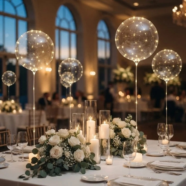 Lichtgevende ballonnen – feestdecoratie met warme gloed | set van 10