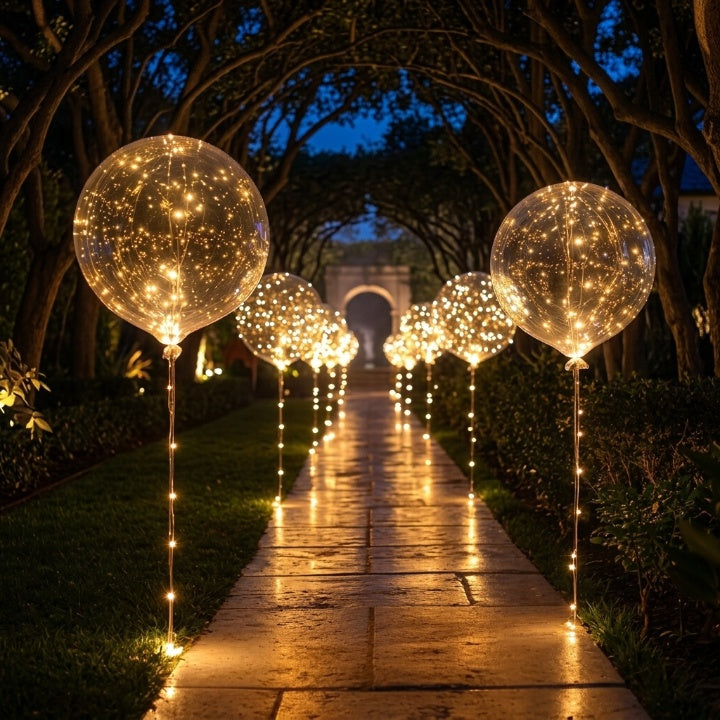 Lichtgevende ballonnen – feestdecoratie met warme gloed | set van 10