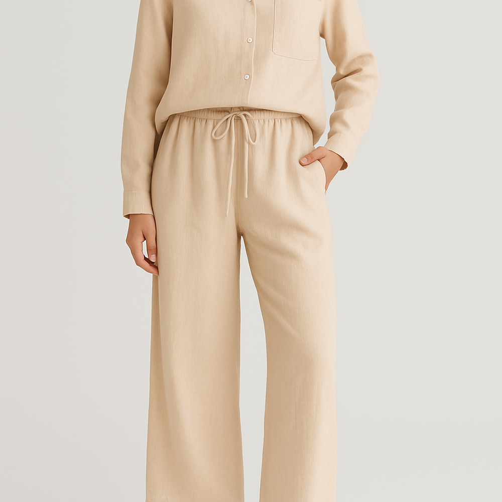 
                  
                    Giselle – Luchtige Linnen Zomerset voor Comfort en Stijl
                  
                