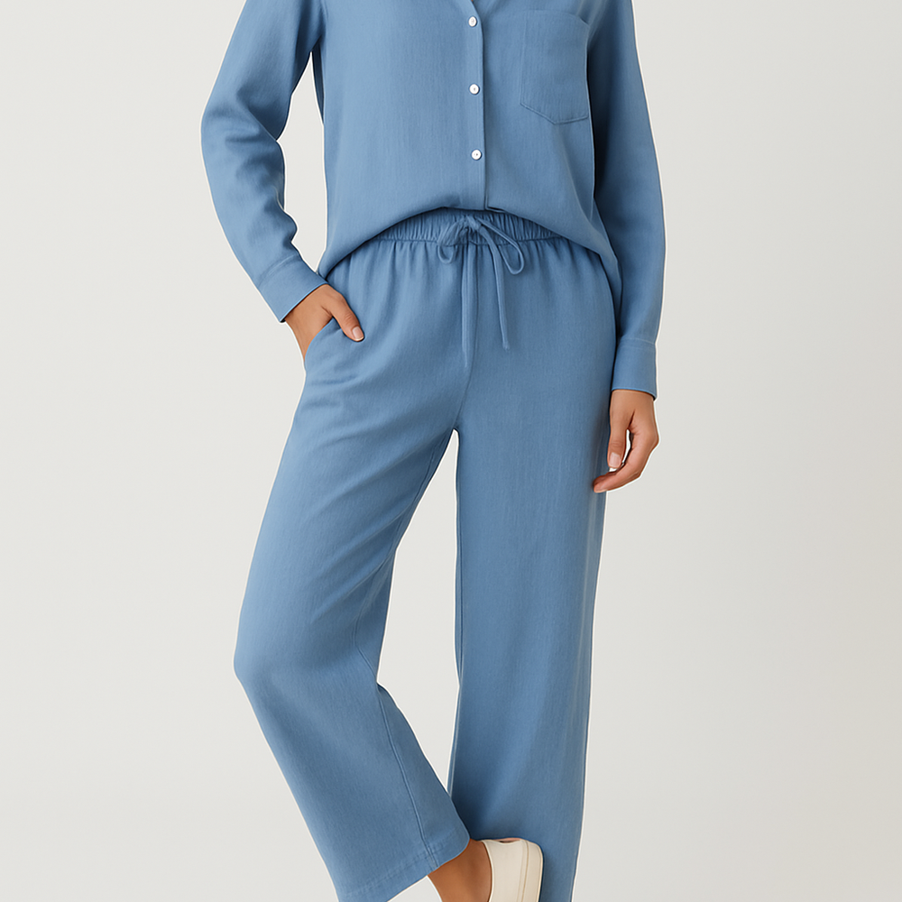 
                  
                    Giselle – Luchtige Linnen Zomerset voor Comfort en Stijl
                  
                