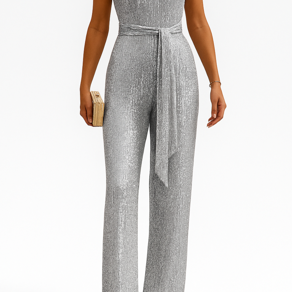 
                  
                    Glamarise – Elegante Glitter Jumpsuit voor Dames met Feestelijke Uitstraling
                  
                