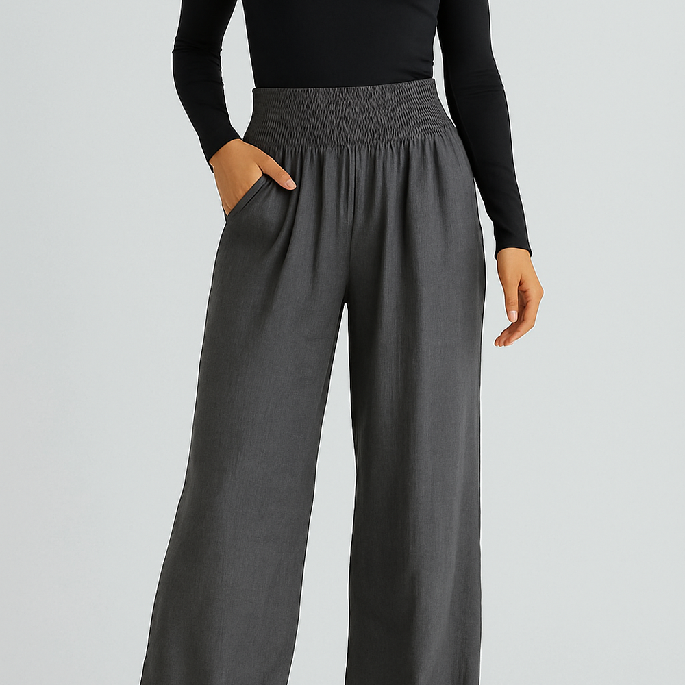 
                  
                    Dianora – Wijde Damesbroek met Hoge Elastische Taille
                  
                